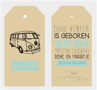 Studio 82 VW bus kaartje