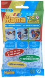 hama glow strijkkralen