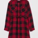 flanel jurk
