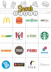 snack bingo